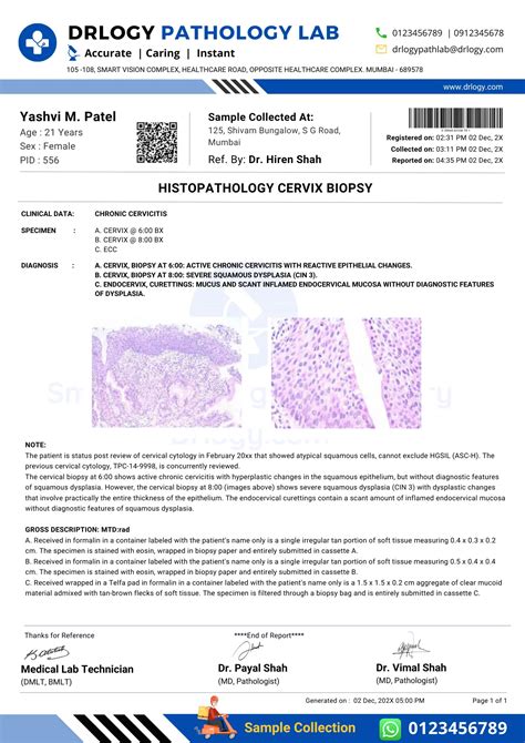 positive number for cervical test